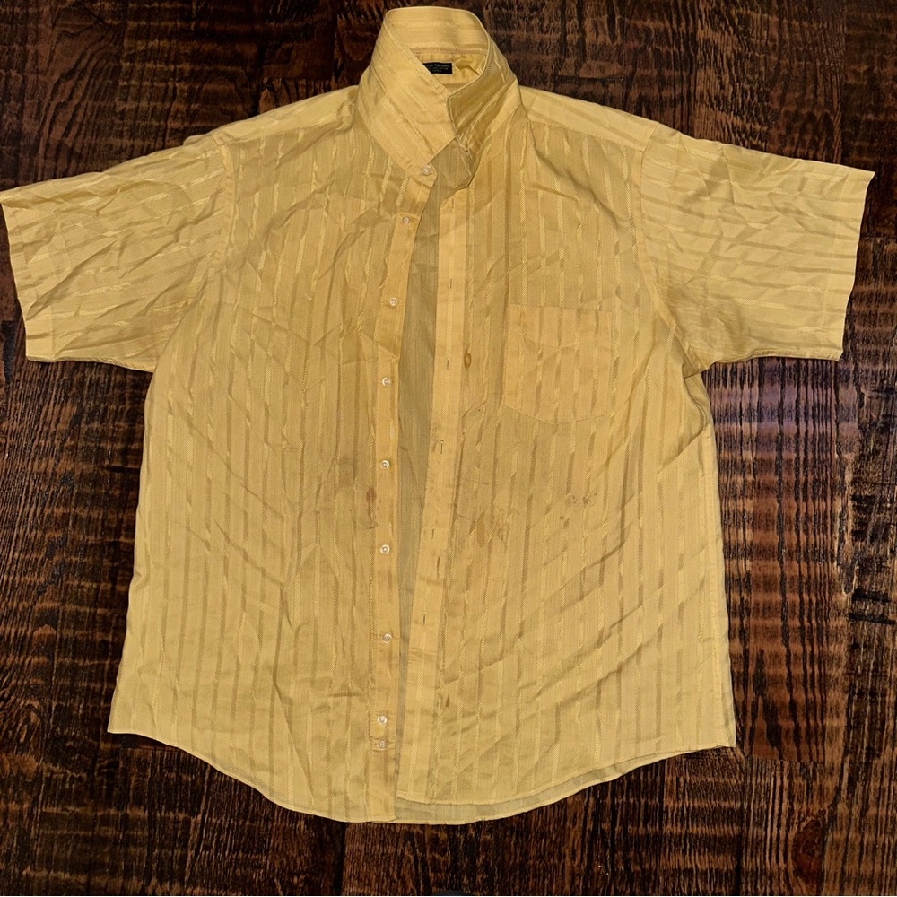 Yellow Button Down